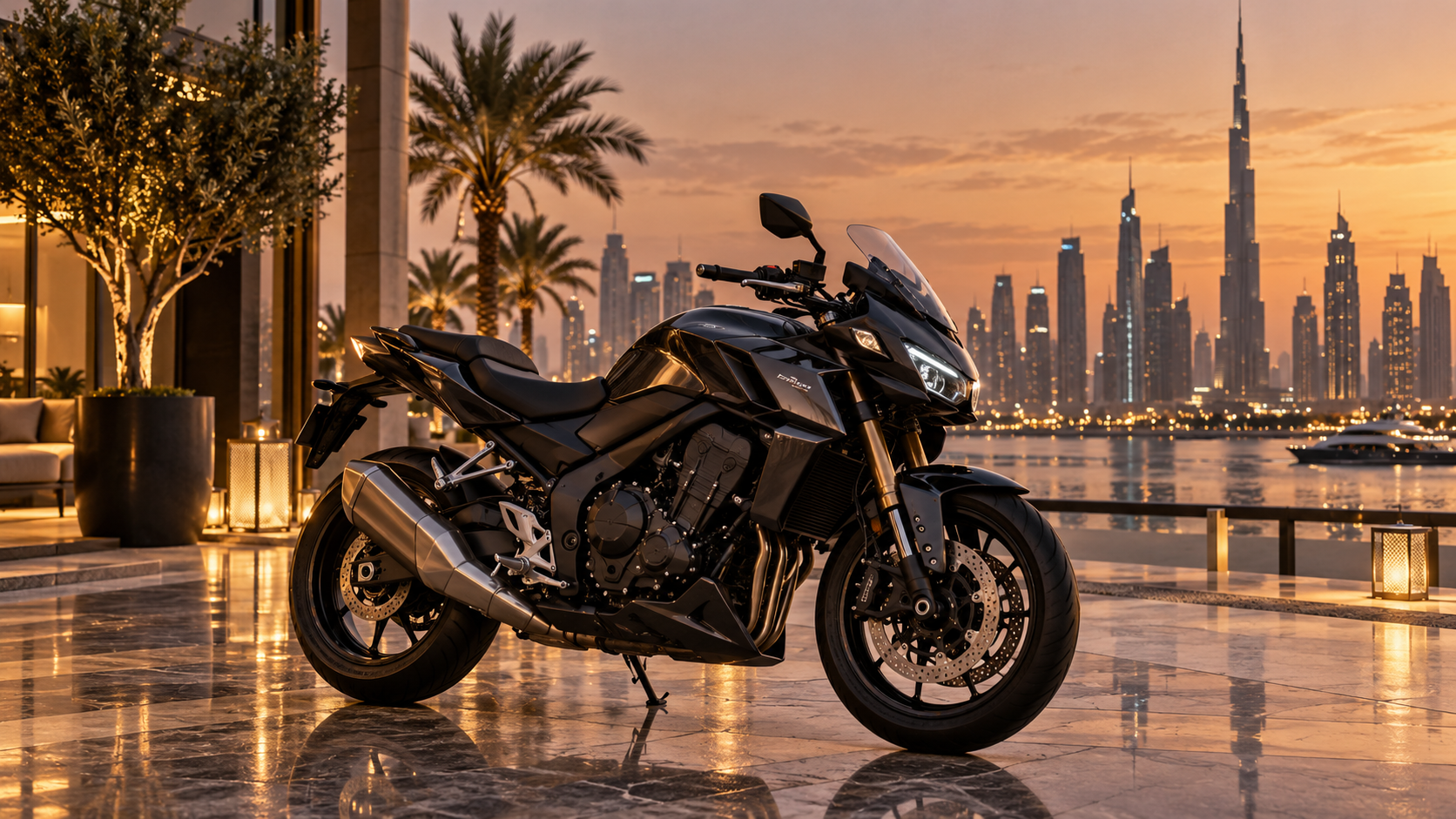 Premium motorcycle in Dubai